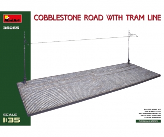 1:35 Base de diorama ligne de tram/pierre de tête