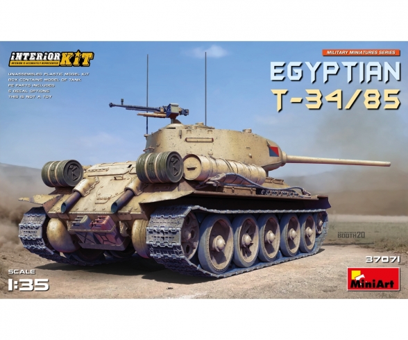 1:35 Ägypt. T-34/85 Interieur