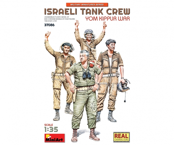 1:35 Fig. Israeli Tank Crew Yom Kip. War