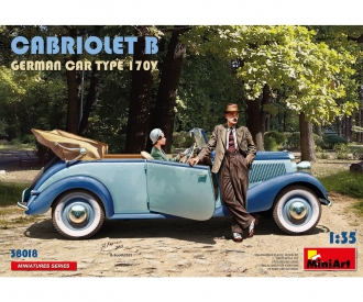 1:35 Voiture allemande Type 170V Cabriolet B