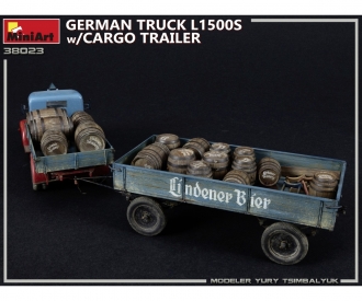 1:35 Camion allemand L1500S avec remorque