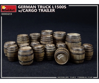 1:35 Ger. Truck L1500S w/Cargo Trailer