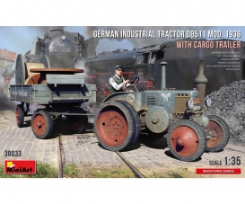 1:35 Ger. In. Tractor D8511 w/Trailer(1)