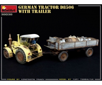 1:35 Tracteur allemand D8506 avec remorque (1)