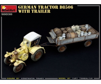 1:35 Tracteur allemand D8506 avec remorque (1)