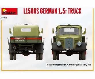 1:35 Deutscher Transport-LKW L1500S 1,5t