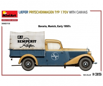 1:35 Pritschenwagen Typ 170V with Canvas