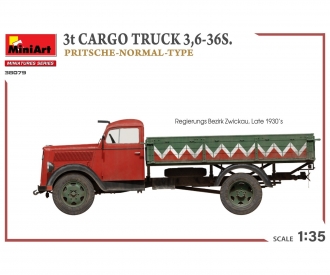 1:35 3t Cargo Truck  3,6-36S Pritschenw.