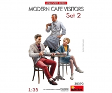 1:35 Modern Cafe Visitors Set 2