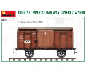 1:35 Rus. Imperial Railway Covered Wagon