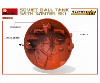 1:35 Sov. Ball Tank w/Ski/Interior Kit