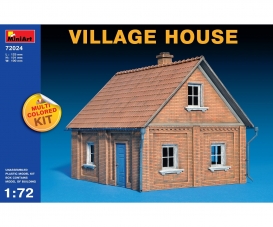 1:72 Village House multi colored