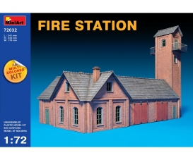 1:72 Fire Station multi colored