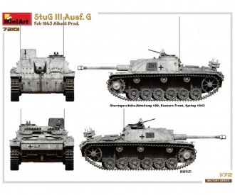 1:72 Germ. StuG III Ausf.G Prod. 43 Alk.