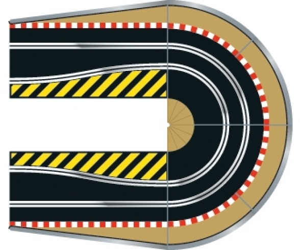 1:32 Track Accessory Pack Hairpin curve