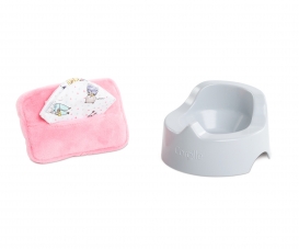 Corolle X4430 - Set Baby-Accessoires, rosa, 12 Accessoires
