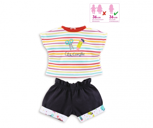 Cor. MC Tshirt + Shorts - Little A