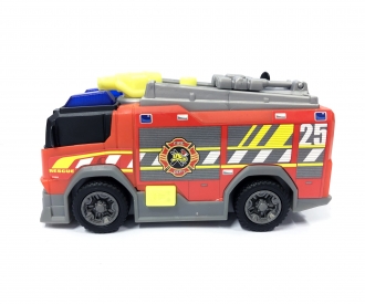 Camion de pompiers et de secours sons et lumières à piles Dickie Toys, 3 ans  et plus