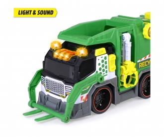 Dickie toys light top and sound garbage truck