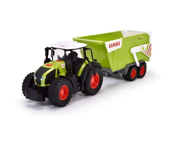 Farm Traktor Spielzeugset Bauernhof Trekker mit Anhänger und Tieren