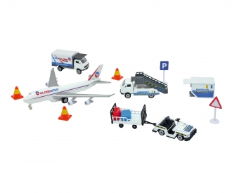 International toy top airplane playset