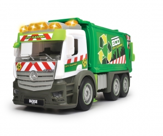 Toy garbage deals trucks in action