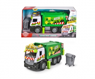 Toy garbage deals trucks in action