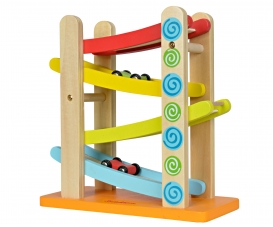 Eichhorn 100002235 - Jeu De Construction Blocs D'Activités En Bois Déco, Maison Multi Jeux D'Éveil Pour Bébé Dès 12 Mois