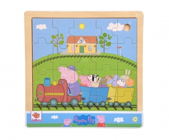 Peppa Pig, Einlegepuzzle, 3-sort.