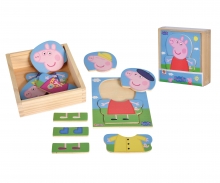 Puzzle à habiller Peppa Pig