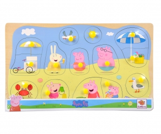 Peppa Pig, puzzle à encastrement, 4 pièces