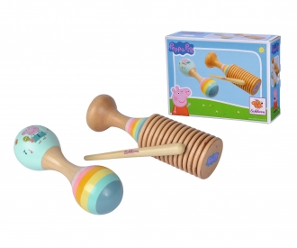 Set maraca et cliquet Peppa Pig