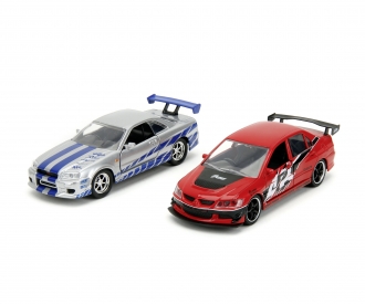 Fast & Furious Twin Pack 1:32 Wave 4/2