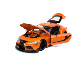 Jada Toys Voiture de sport Toyota Supra 2020 - Fast & Furio