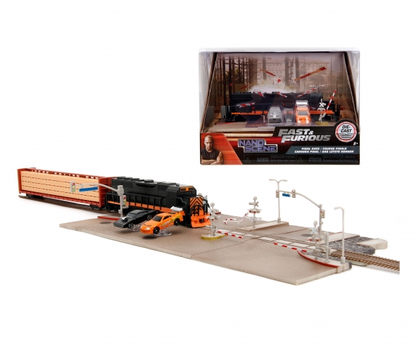 Buy Fast & Furious Nano Train Scene Diorama online | Jada Toys