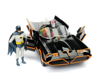 Batman - Figurines 30 cm et la Batmobile Emblématique 
