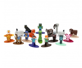 Pack de 18 figurines nano Minecraft Jada : King Jouet, Figurines Jada -  Jeux d'imitation & Mondes imaginaires
