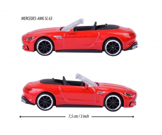 Buy Premium Cars Mercedes AMG SL red online Majorette