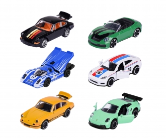 Trouvez Porsche Premium Cars Assortment 6 asst. en ligne Majorette