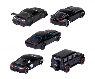 Coffret 5 véhicules en métal Majorette Black Edition - La Grande Récré