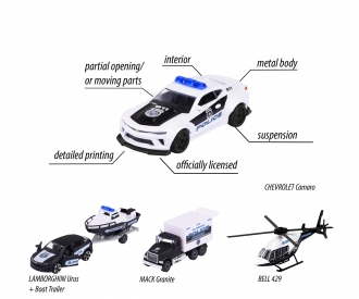 Trouvez Police Force 4 Pieces Giftpack en ligne Majorette