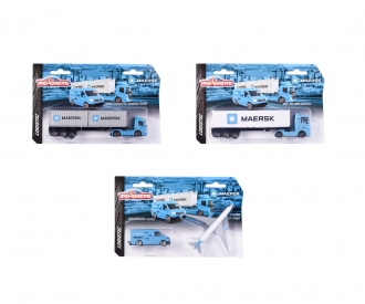 Buy MAERSK Transport Vehicles 3 asst. online Majorette