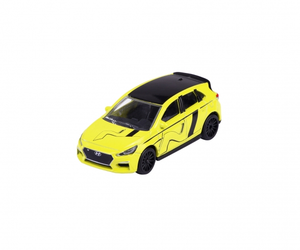 Racing Hyundai i30N, jaune