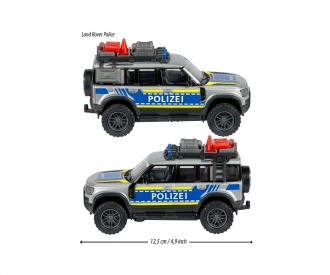 Voiture Majorette GS Land Rover Police 13 cm