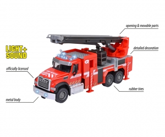 Camion de pompiers et de secours sons et lumières à piles Dickie Toys, 3  ans et plus