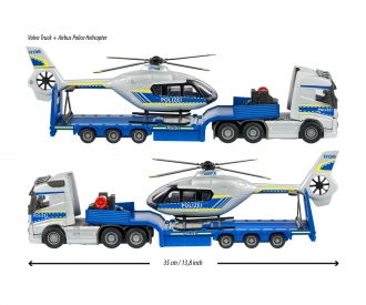 Volvo Truck +  Airbus Police Helicopter