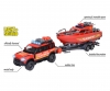 Land Rover Fire Rescue + Boat