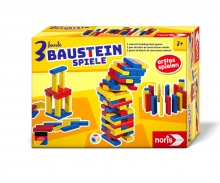 3 colorful building block games