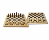 wooden - chess + checkers