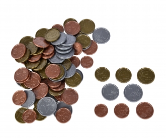 50 Euro - Cent 100 St. Münzgeld Spielgeld € : : Spielzeug